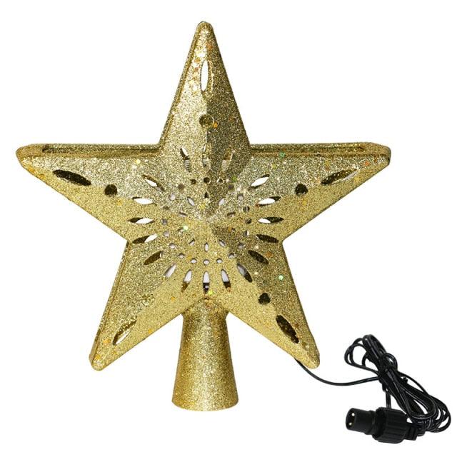 LED Angel & Stocking Christmas Tree Topper Decorations