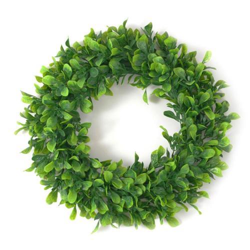 Artificial Leaf Door Wreath For Christmas