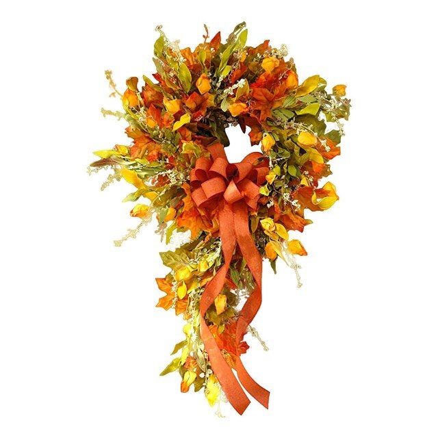 Autumn Wreath Christmas Decoration Thanksgiving Garland