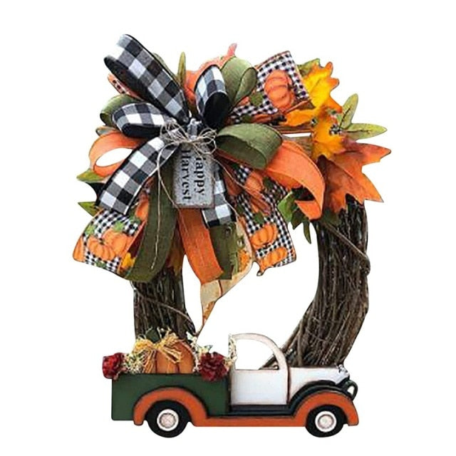 Fall Truck Wreath