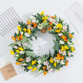 Artificial Daisy Wreath Round Flower Wreath