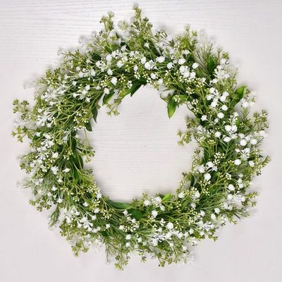 Wedding Decoration Flower Wreath Green Leaves