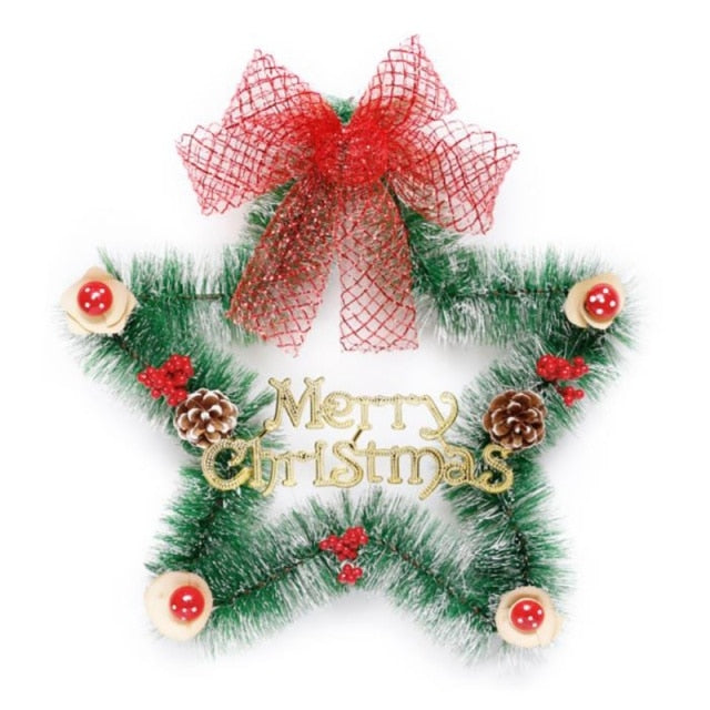 Christmas Wreath Pine Artificial Hanging