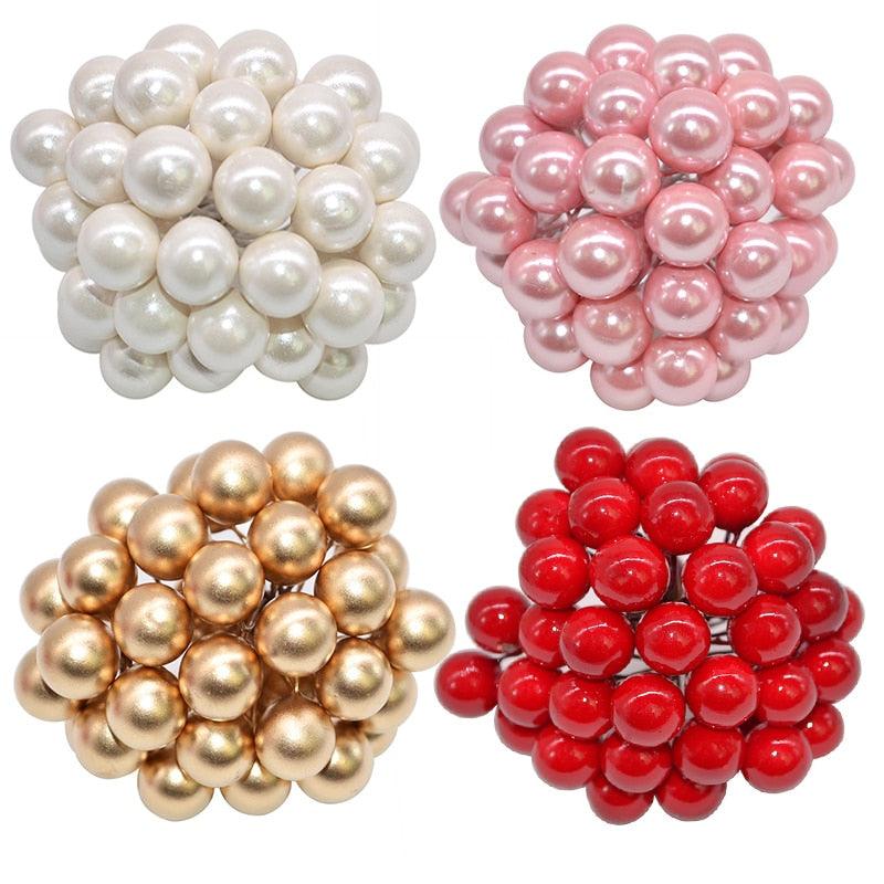 Mini Artificial Cherry Christmas Ornaments