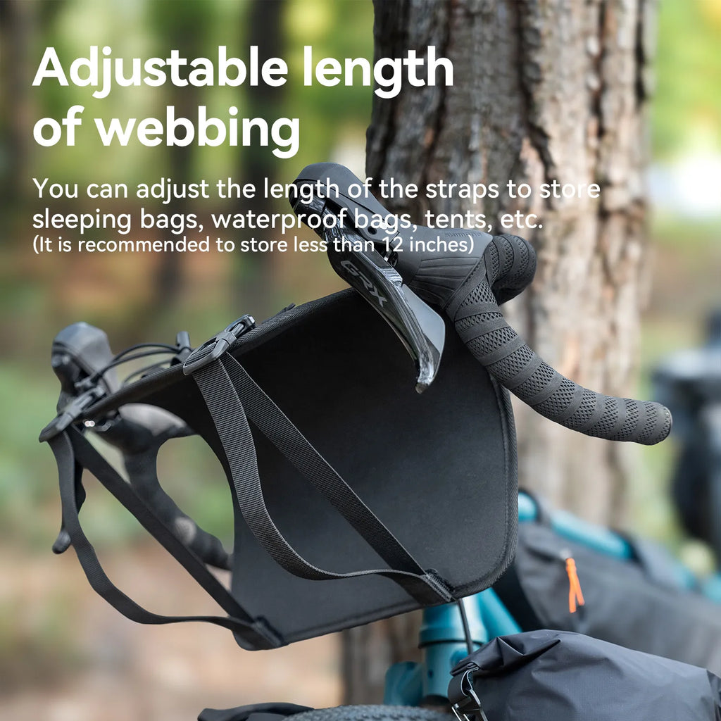 Adjustable Handlebar Cradle Bike Bag Carrier for Bikepacking