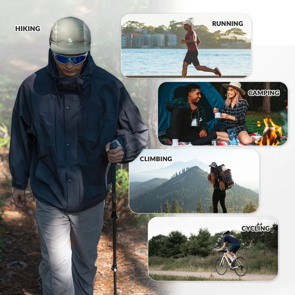 Fleece Baseball Cap with Ear Flaps – Winter Warm Hat for Windproof Running, Cycling & Hiking Cap