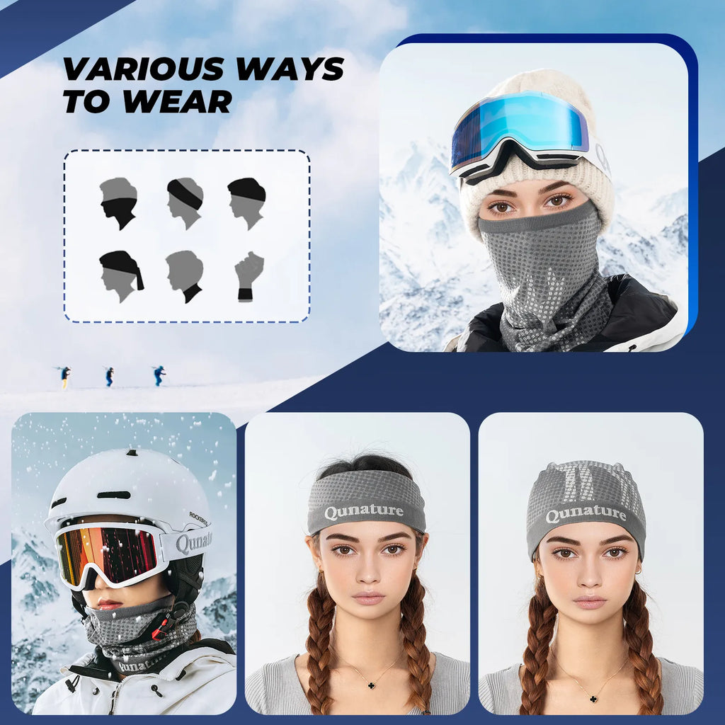Warm Ski Face Mask - Reindeer Series, Skin-Friendly & Breathable