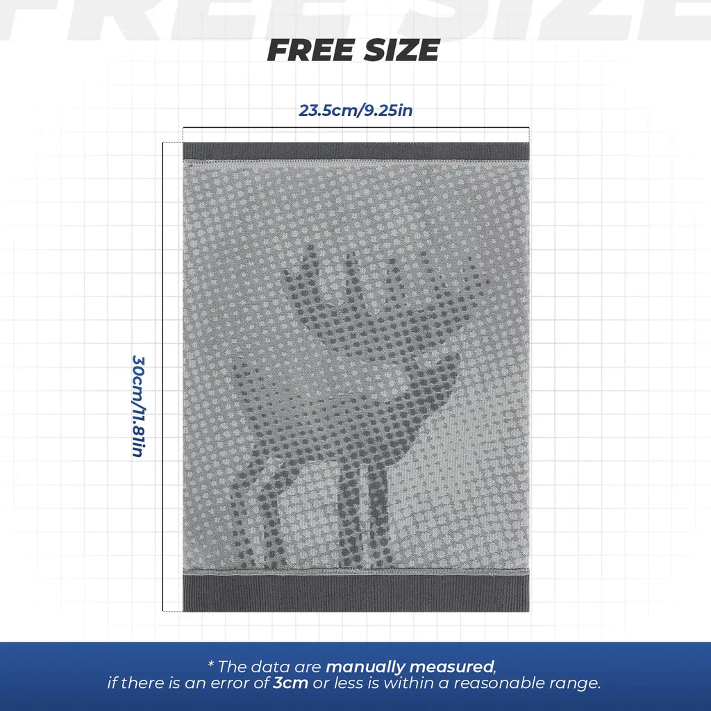 Warm Ski Face Mask - Reindeer Series, Skin-Friendly & Breathable