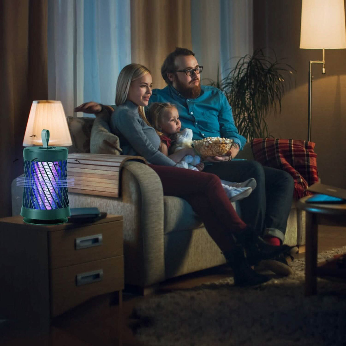 Rechargeable Mosquito Killer Lamp with Night Light