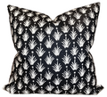 Reeds Pillow Cover in Jet, McLaurin + Piercy Textiles
