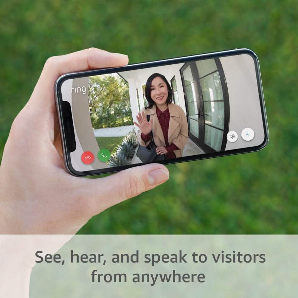 Ring Video Doorbell 3 Enhanced WiFi Improved Motion Detection (Refurbished)