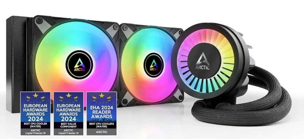 Open Box Arctic Liquid Freezer III 240 A-RGB Multi-Compatible - Black ACFRE00142A