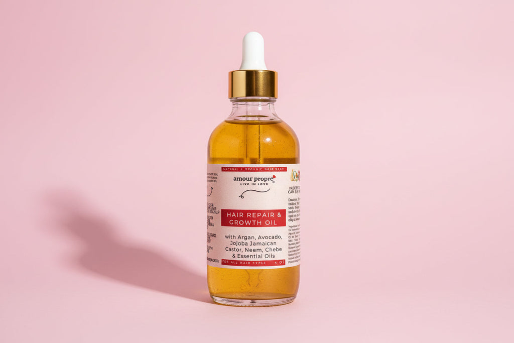 Organic Chebe Hair Growth Oil with Avocado and Argan Oils
