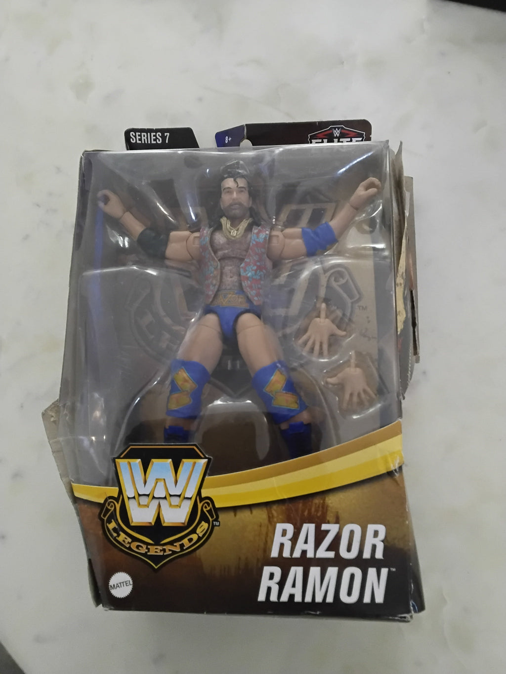 Open Box WWE Elite Legends Collection Action Figure Series (Select Superstar) (Razor Ramon)