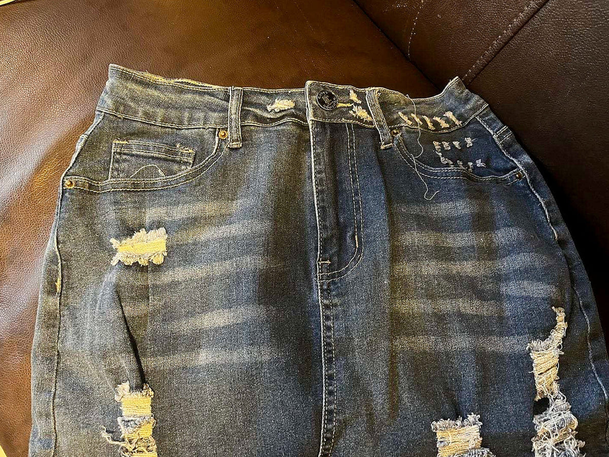 DON JOHN Jean Skirts Handmade Women's