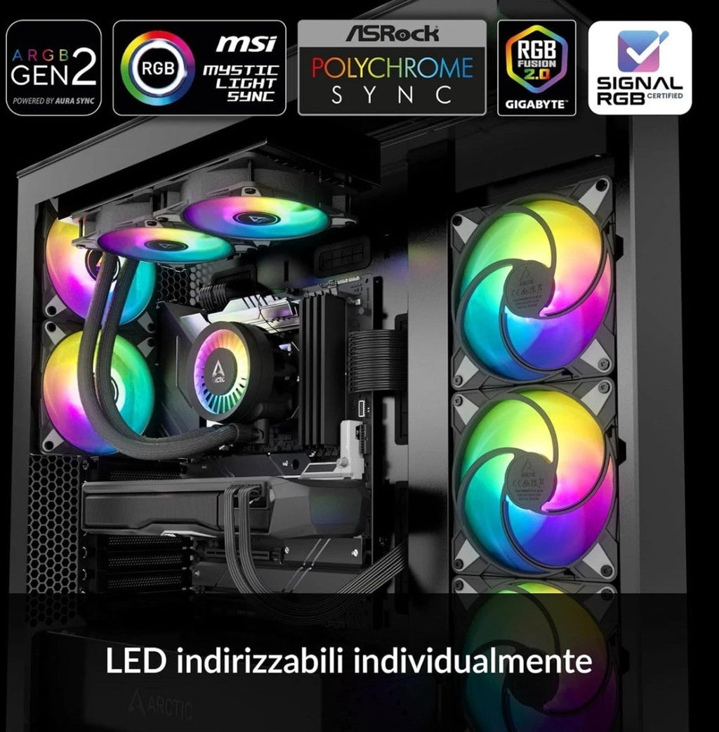 Open Box Arctic Liquid Freezer III 240 A-RGB Multi-Compatible - Black ACFRE00142A