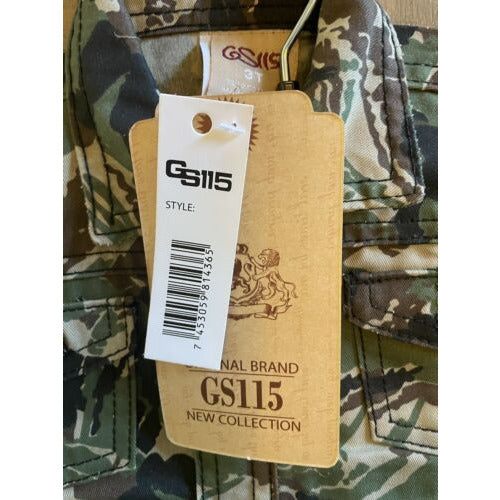 ORIGINAL BRAND GS115 NEW COLLECTION TODDLERS SLEEVELESS CAMO JACKET SIZE 3T