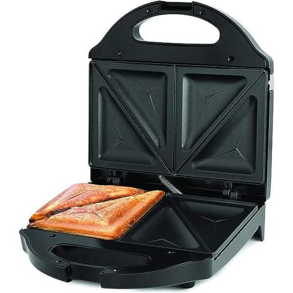 Salton Pocket Sandwich Maker - Black