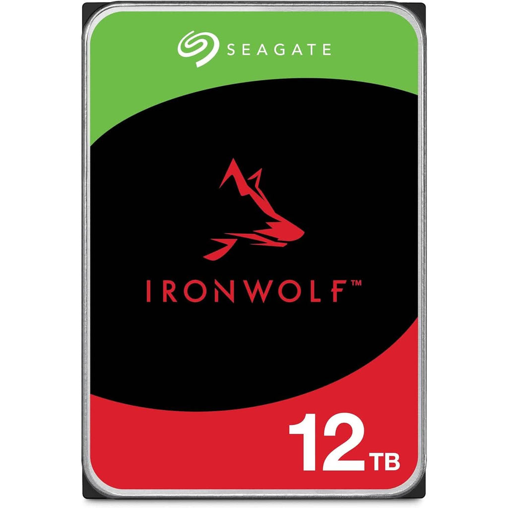 Seagate IronWolf 12TB NAS Internal Hard Drive HDD – 3.5 Inch SATA  (Refurbished)