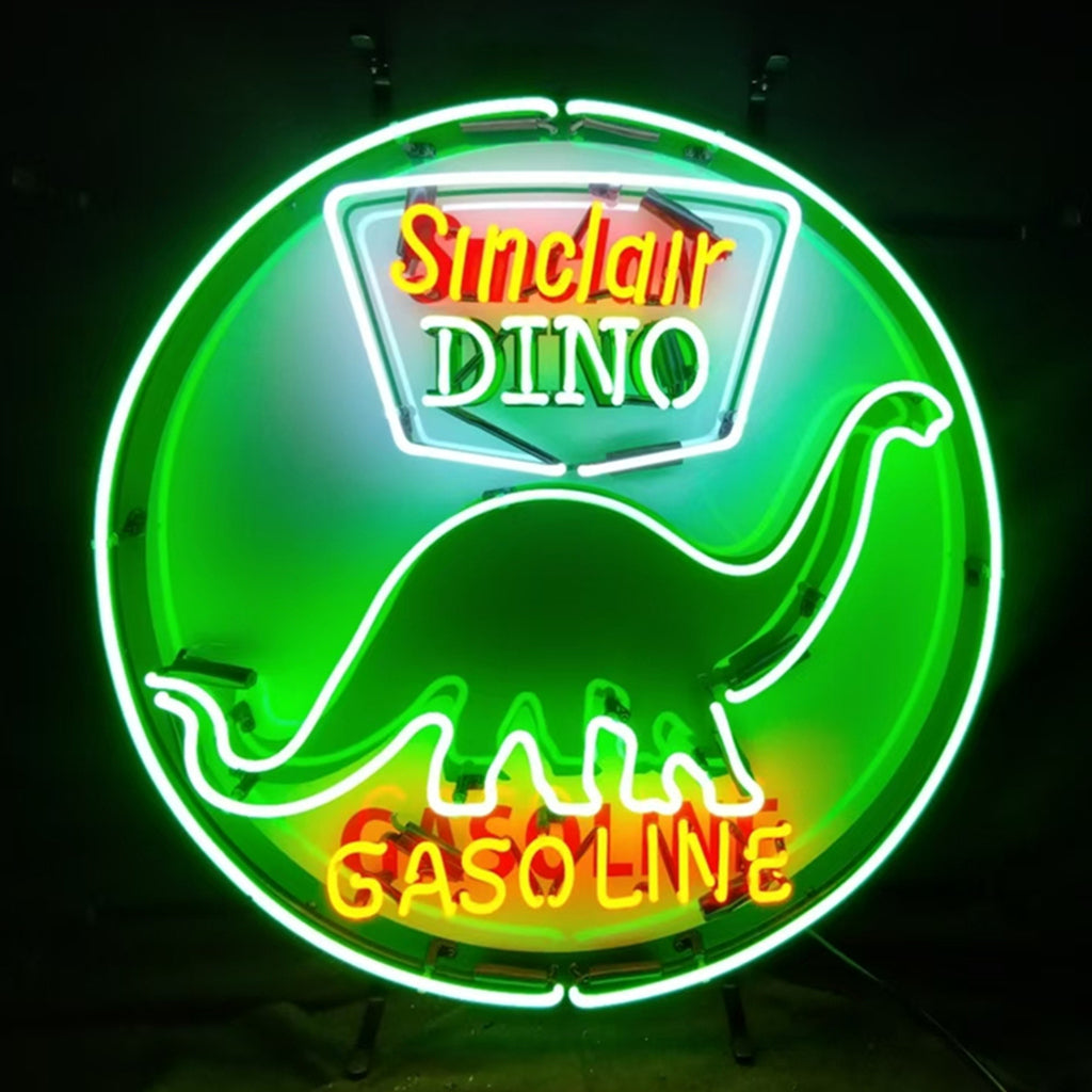 Sinclair Dino Gasoline Neon Signs Light