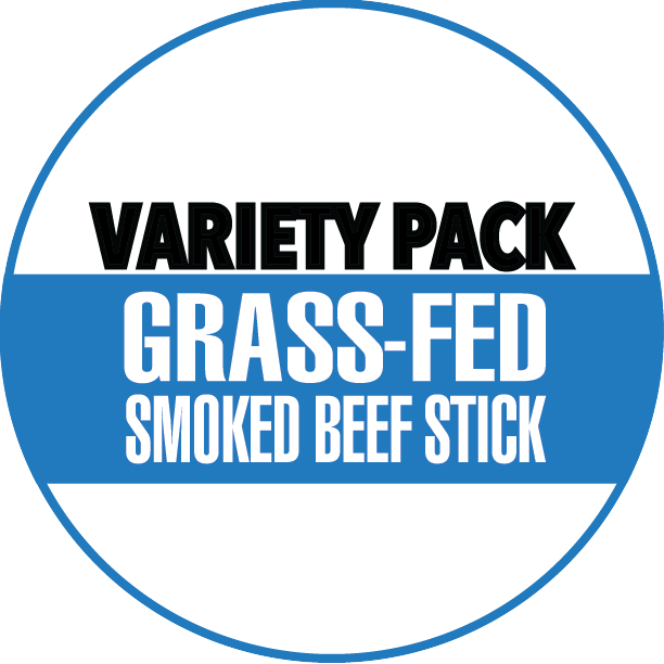Variety - Jalapeño Flavors, 100% Grass-Fed Beef Sticks (No Sugar)