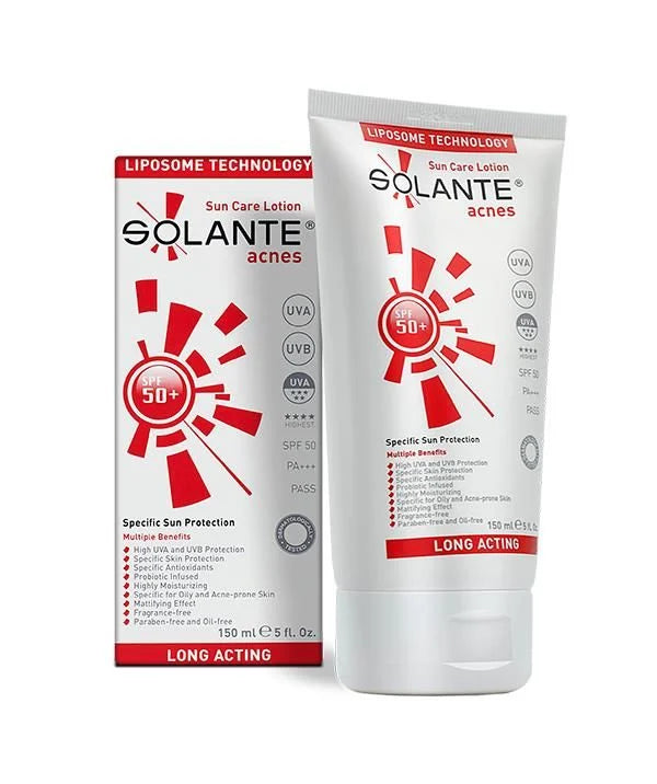 Solante Acnes Spf 50+ 150 ml Anti-Acne Sun Lotion