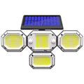 Solar Light Outdoor with Remote Control Double Motion Sensor Light 306/208 Led Wall Lamp IP65 Spotlight Exterior Garage Lighting