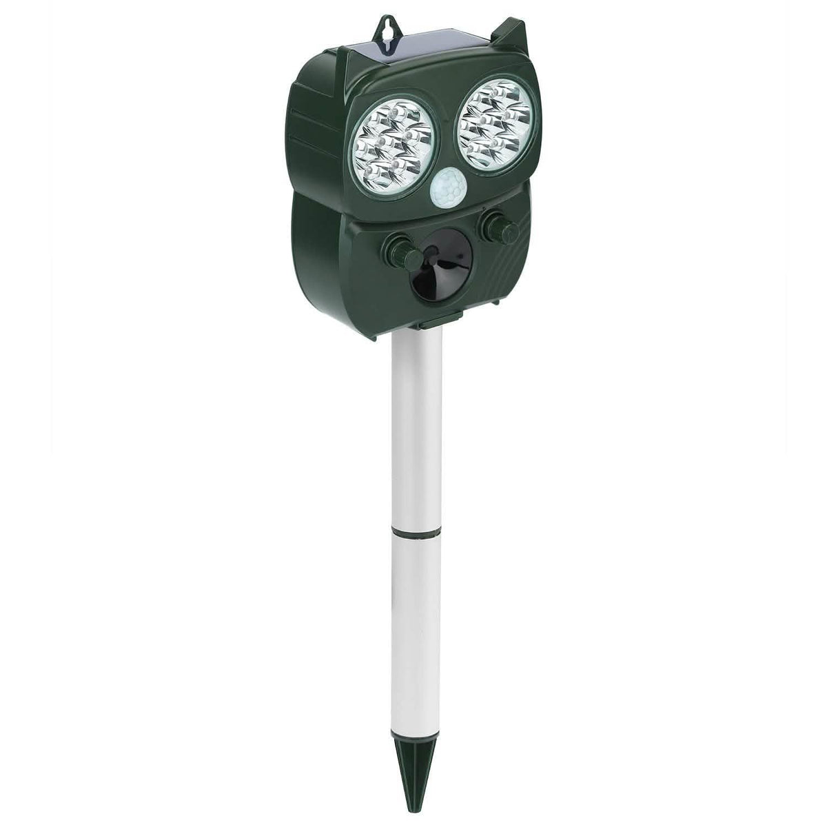 Solar Powered Ultrasonic Animal Repeller PIR Motion Sensor