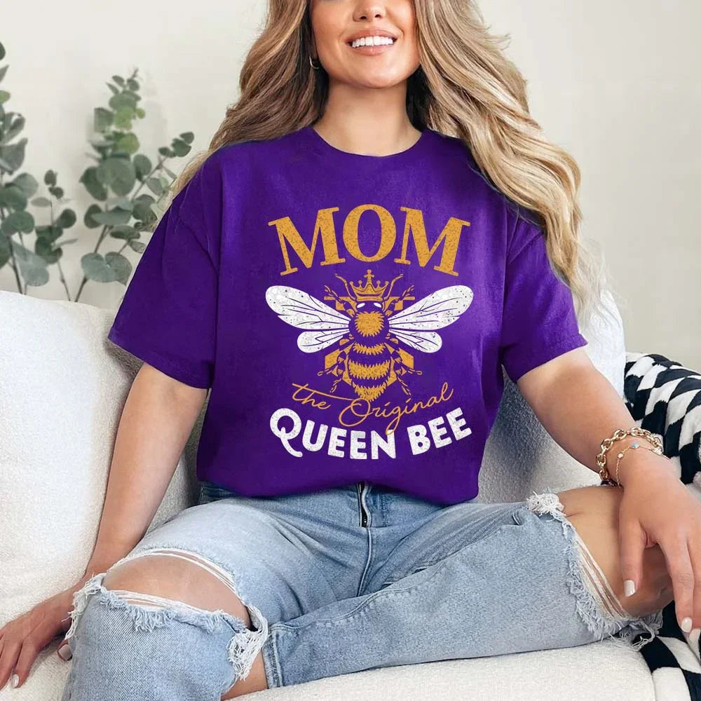 Mom, The Original Queen Bee Shirt – Stylish & Fun Mother's Day Tee