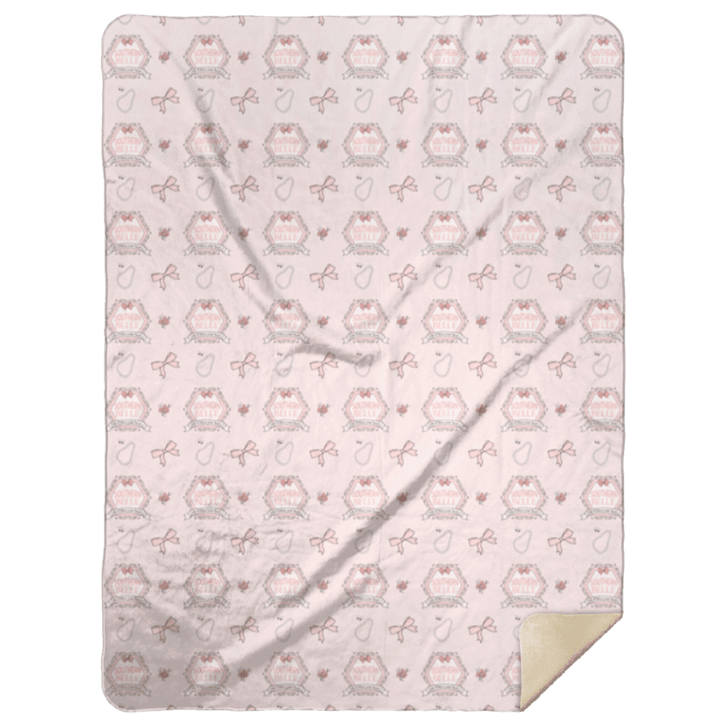 Southern Belle Plush Throw Blanket 60x80 Cozy Hometown Comfort