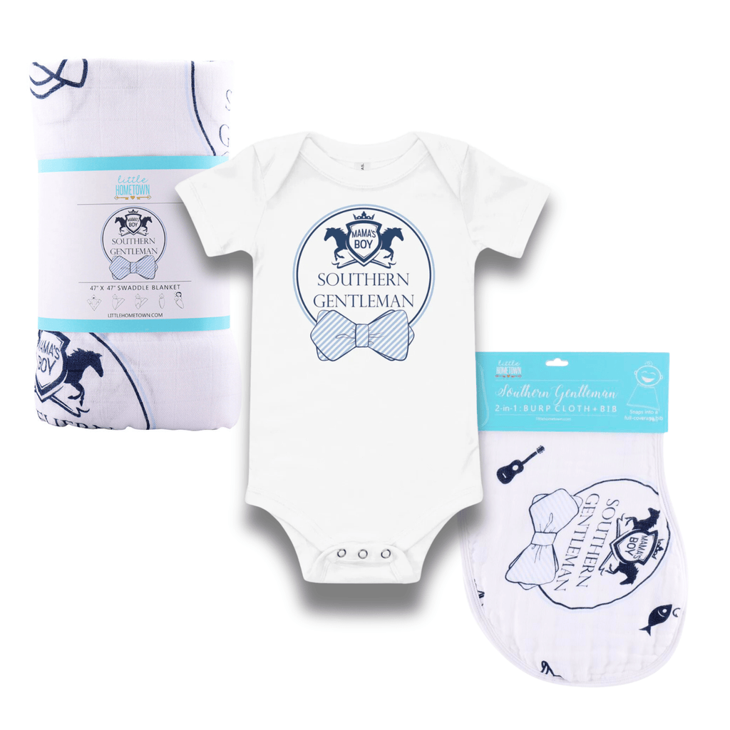 Southern Gentleman Baby Gift Bundle Baby Shower Essential for Newborn