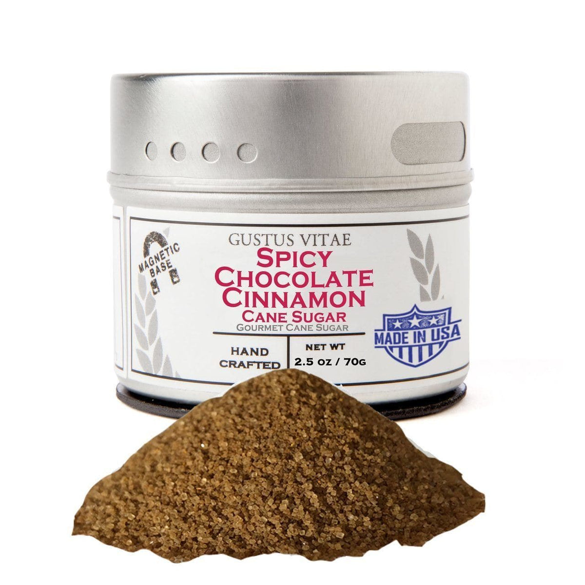 Spicy Chocolate Cinnamon Cane Sugar