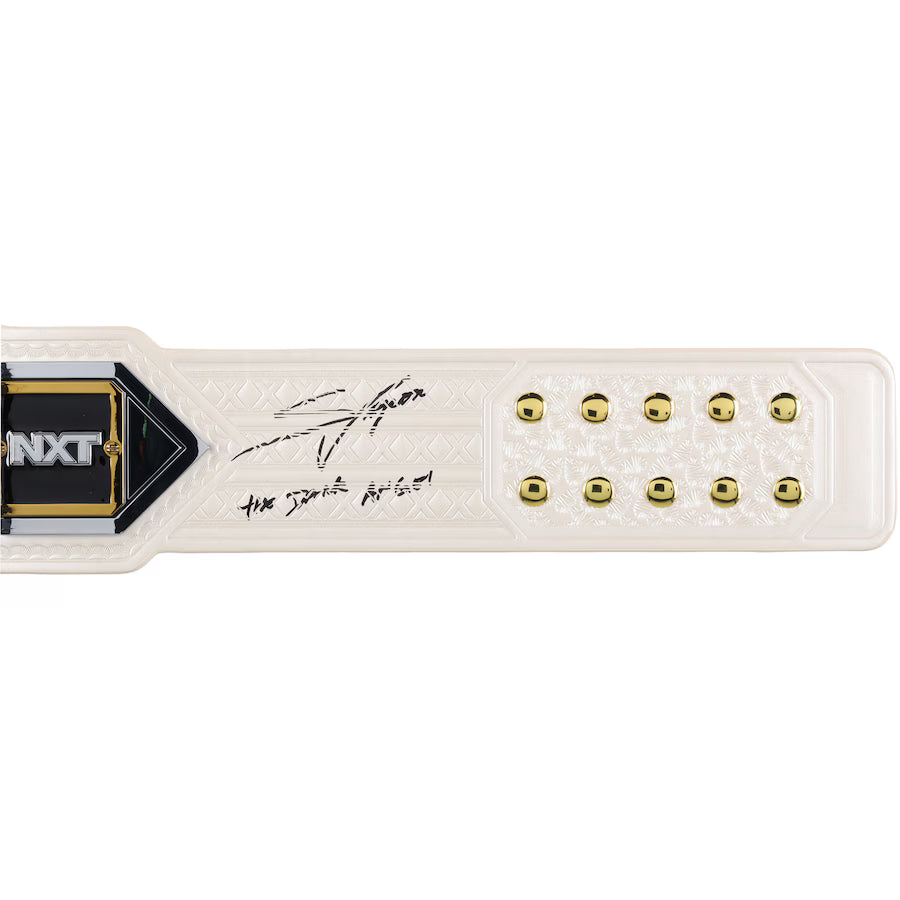 Stephanie Vaquer Autographed NXT Women's Championship Replica Title Belt with Inscription