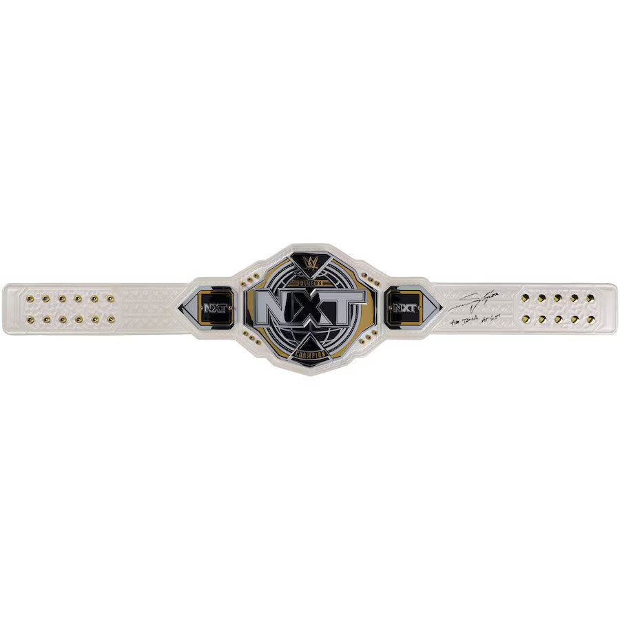 Stephanie Vaquer Autographed NXT Women's Championship Replica Title Belt with Inscription