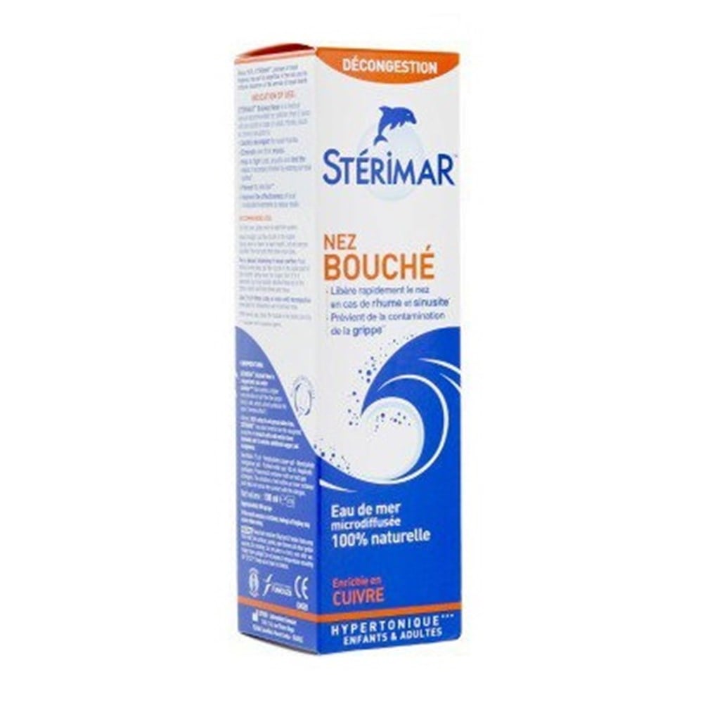 Sterimar Hypertonic Nasal Spray for Adults - 3.4 Fl Oz | Natural Sea Water