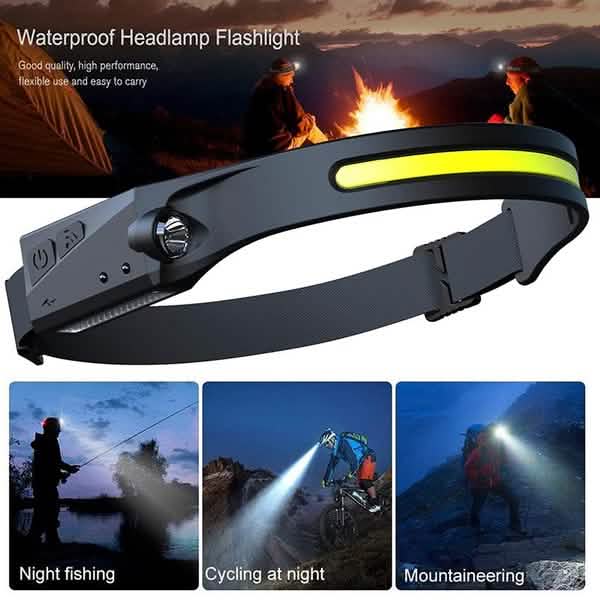 Super Bright LED Headlamp Flashlight Rechargeable