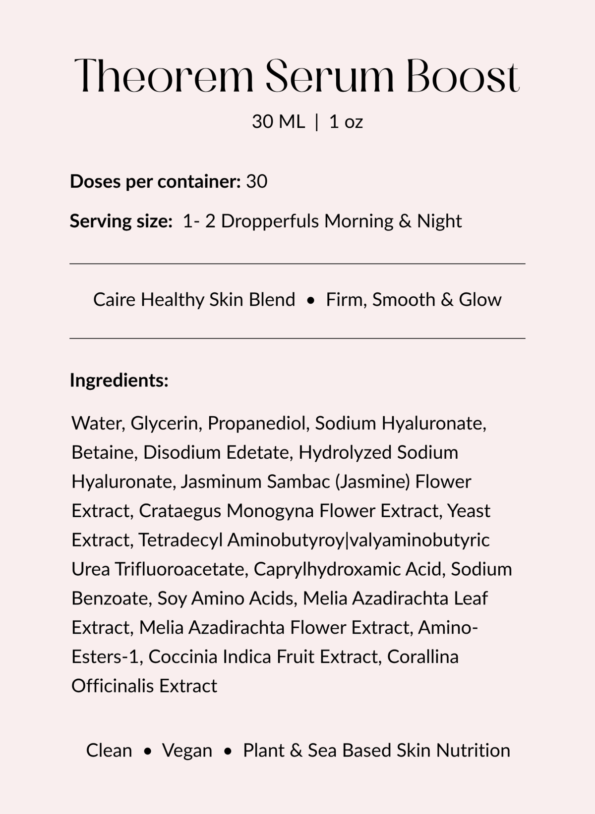 Theorem Serum Boost