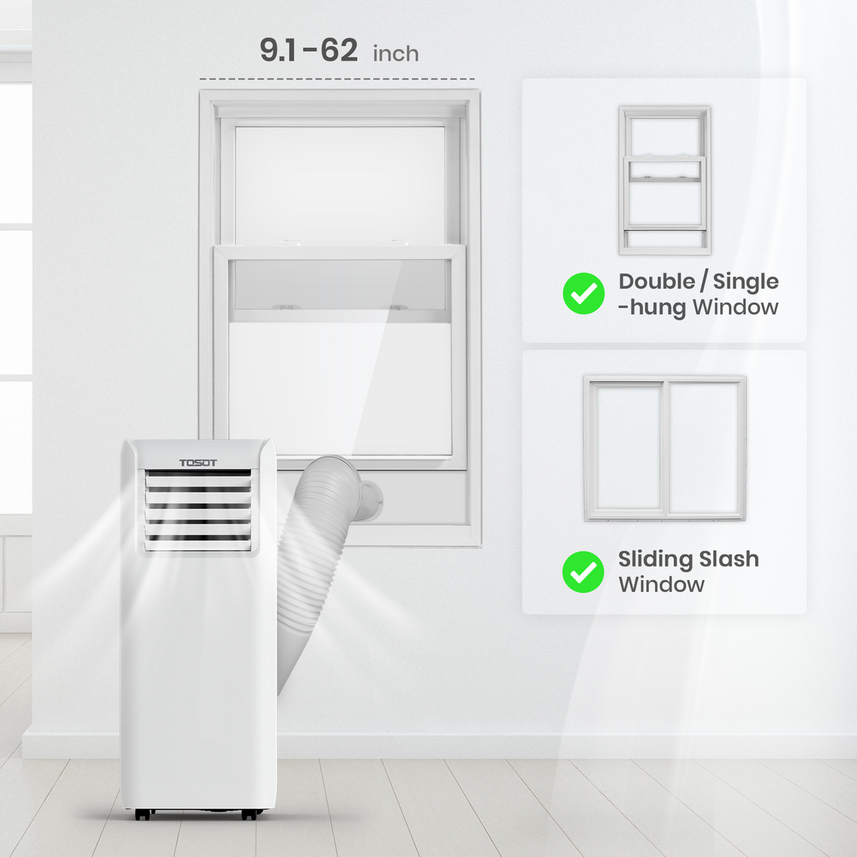 Aovia 9,000 BTU Portable Air Conditioner