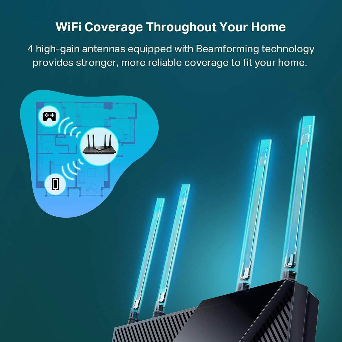 TP-Link AX3000 WiFi 6 Router  (Refurbished)