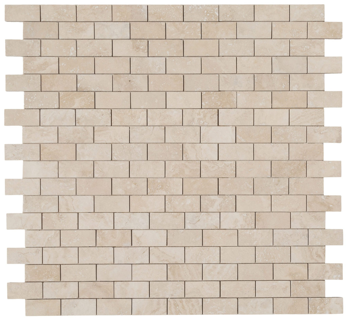 Light Beige Travertine Honed Mosaic Floor and Wall Tile - Livfloors Collection