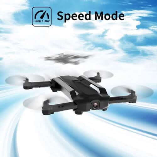 UDIRC Foldable RC Drone FPV WiFi Quadcopter w/ 720P HD Camera & 2 Batteries U73