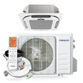 Pioneer® Quantum Ultra™ 12,000 BTU 21 SEER2 230V 8-Way Ceiling Cassette Ductless Mini-Split Air Conditioner Inverter Heat Pump Full Set