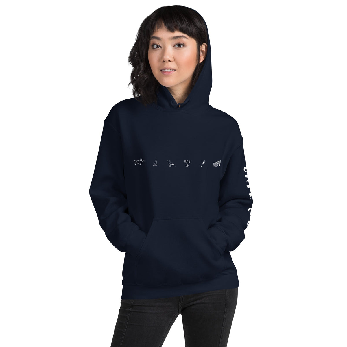 Nautical Hoodie, Cape Cod