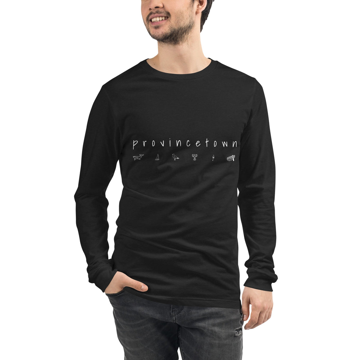 Nautical Long Sleeve Tee, Provincetown