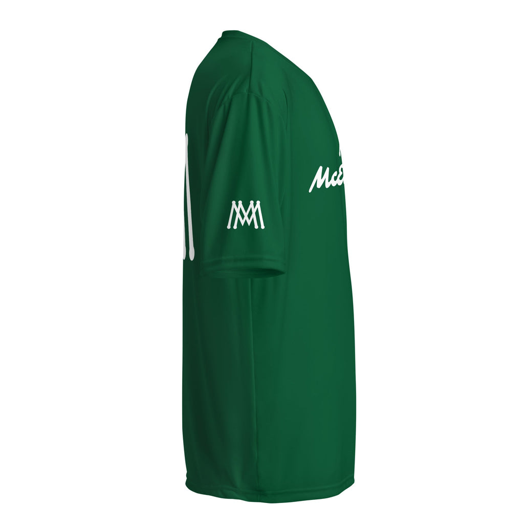 McEachin White logo Performance Tee