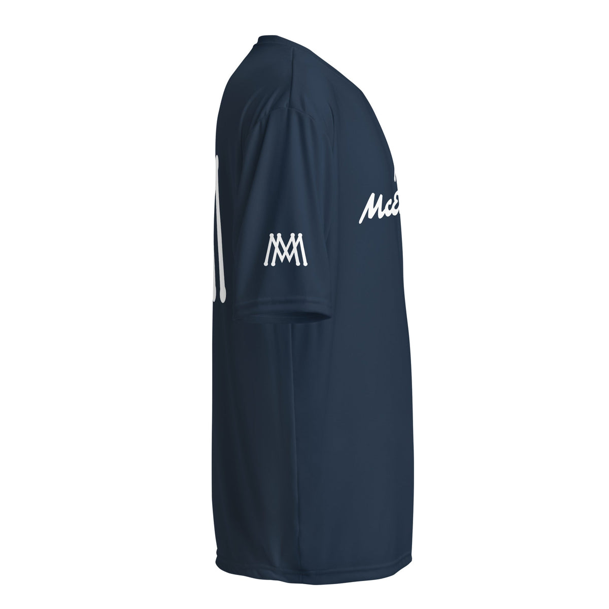 McEachin White logo Performance Tee