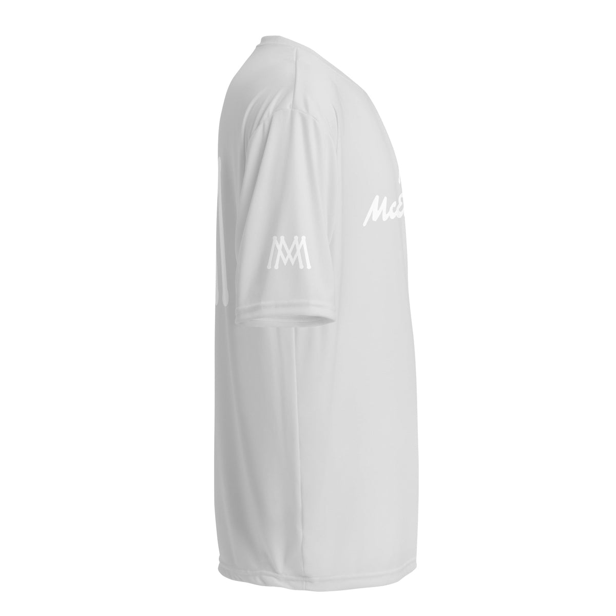 McEachin White logo Performance Tee