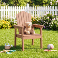 Adirondack Chair with High Backrest and Wide Armrests