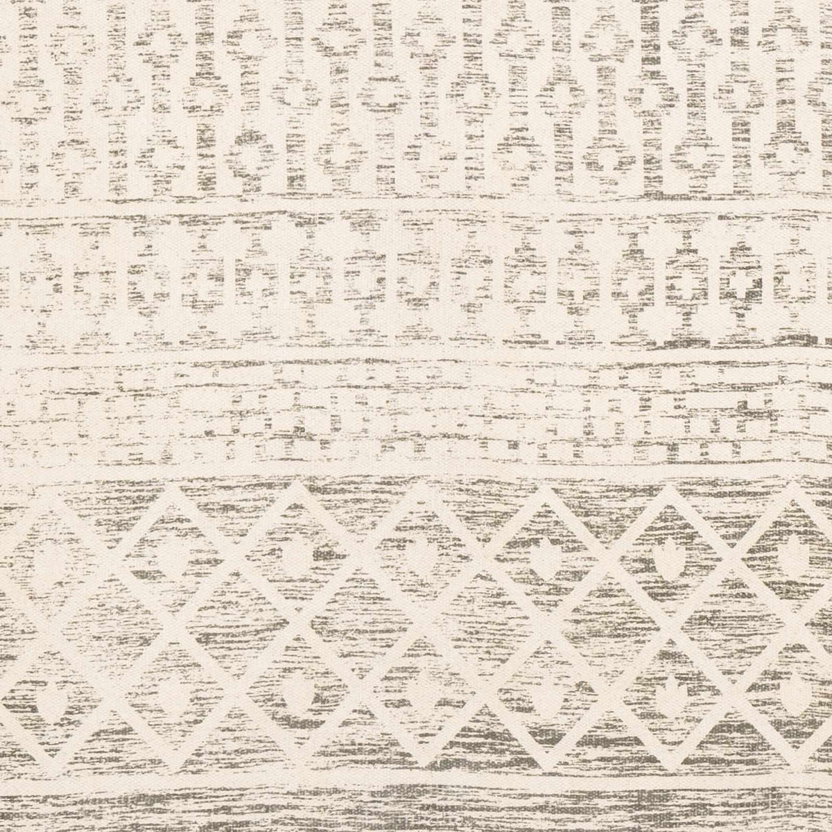Valyermo Beige Hand Woven Cotton Rug - Clearance