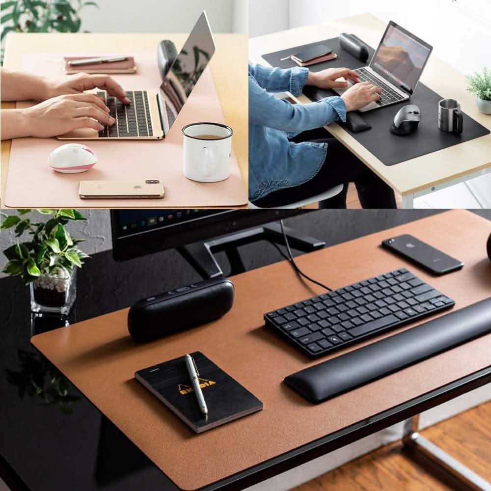 Waterproof Leather Desk Writing Pad for Office and Home